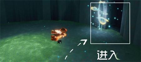 光遇怎么潜到水里面去