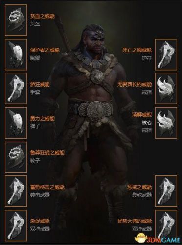 暗黑3野蛮人武器搭配推荐