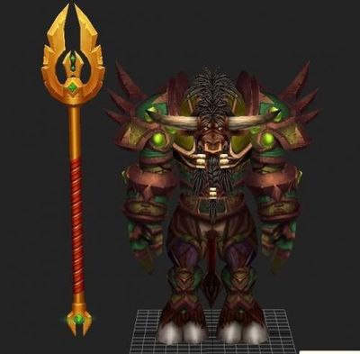 wow兽人战士幻化推荐