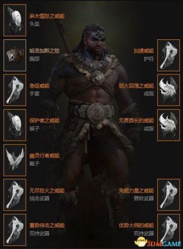 暗黑3野蛮人武器搭配推荐